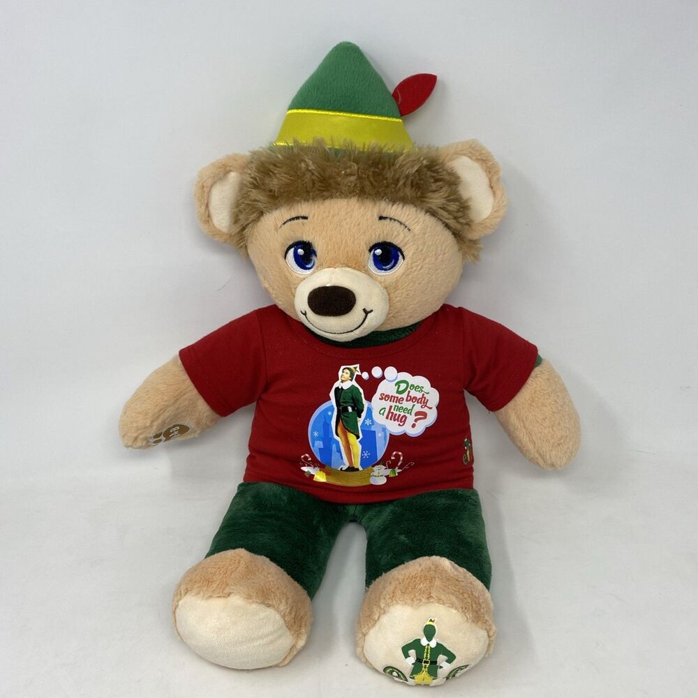 Build A Bear Buddy The Elf BAB Stuffed Plush Bear 2016